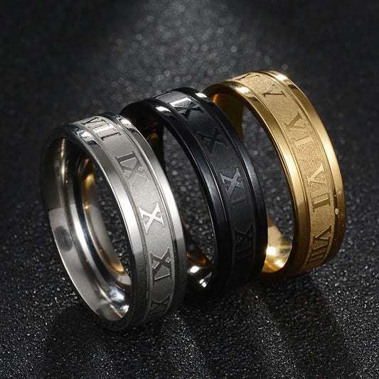 Timeless Roman Elegance Band Ring
