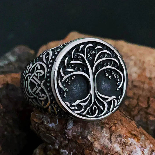 Eternal Yggdrasil Norse Amulet Ring